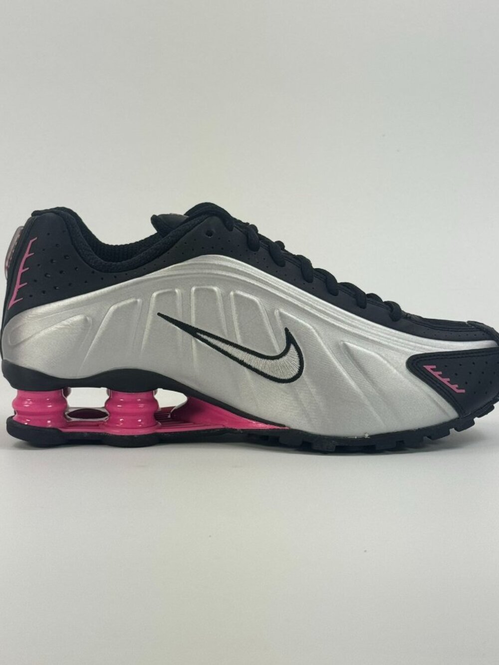 Nike Women's Shox R4 'Metallic Silver Pink' AR3565-012 Multi Size